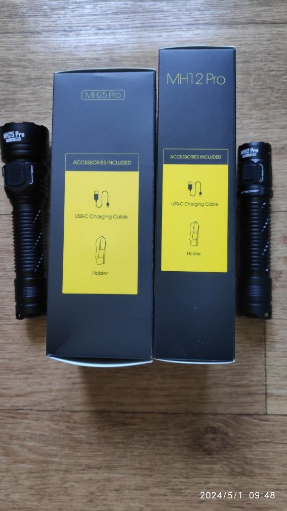 Nitecore mh12pro, mh25pro.