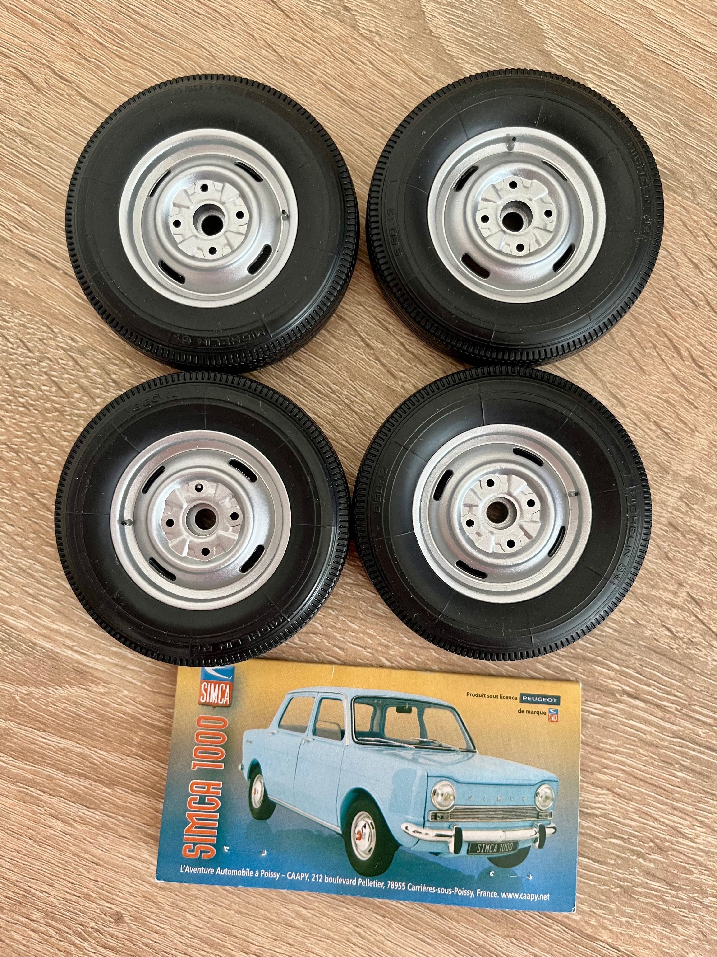 Koła SIMCA 1000 Peugeot 1:8 Eaglemoss Deagostini - Model