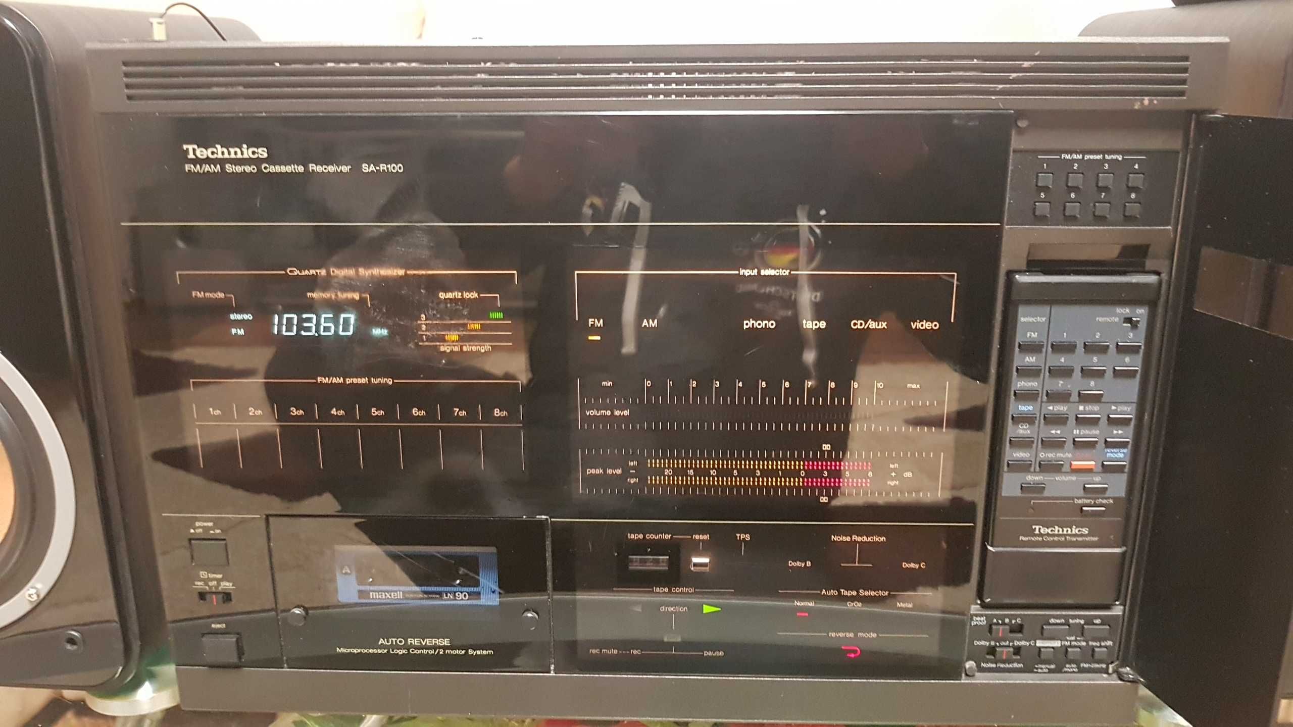 Кассетный ресивер Technics SA-R100 Hi-Fi stereo made in Japan