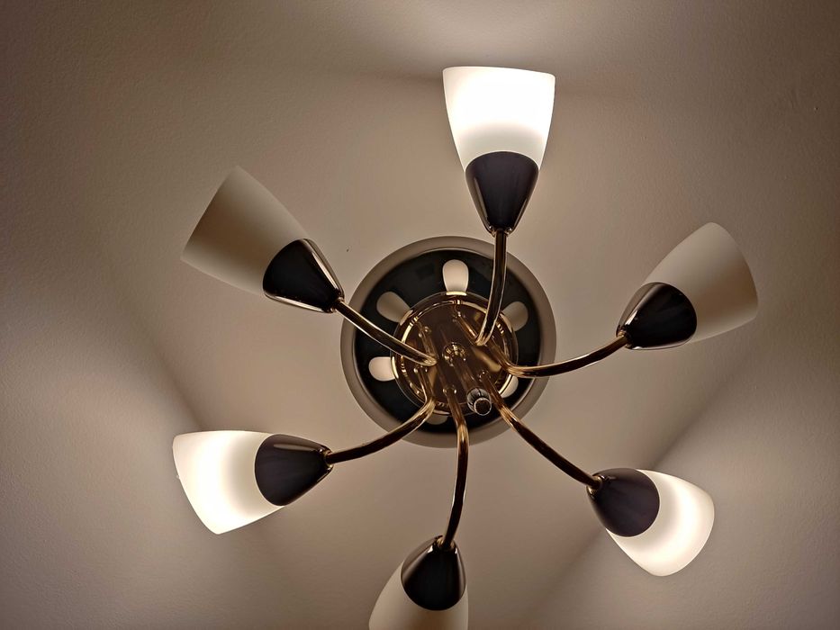 Lampy sufitowa i stojąca komplet