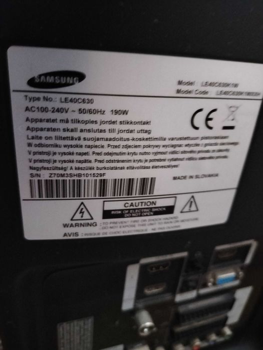 Telewizor Samsung 40 cali