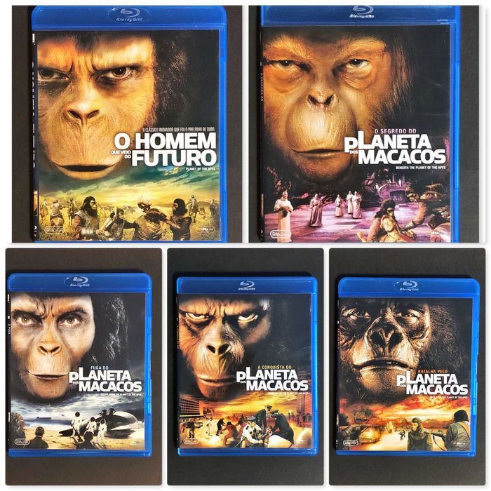 FILME BLU-RAY [desde 12€] Planeta dos Macacos Saga Planet of the Apes