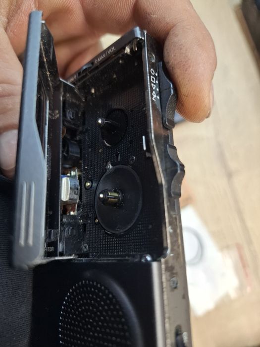 Dyktafon kasetow Sanyo  Retro PRL