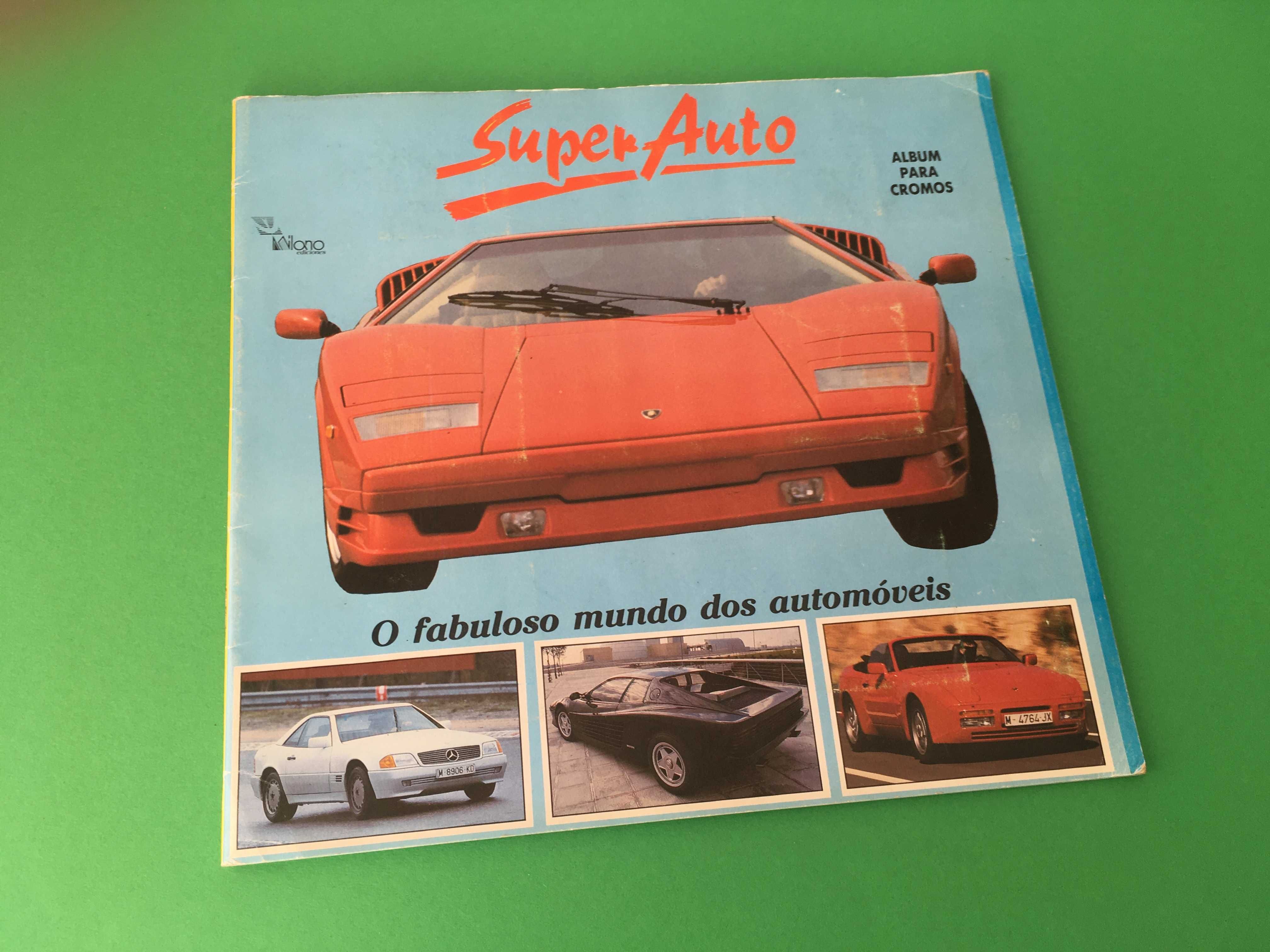 Rara caderneta de Cromos Super Auto Completa Anos 80