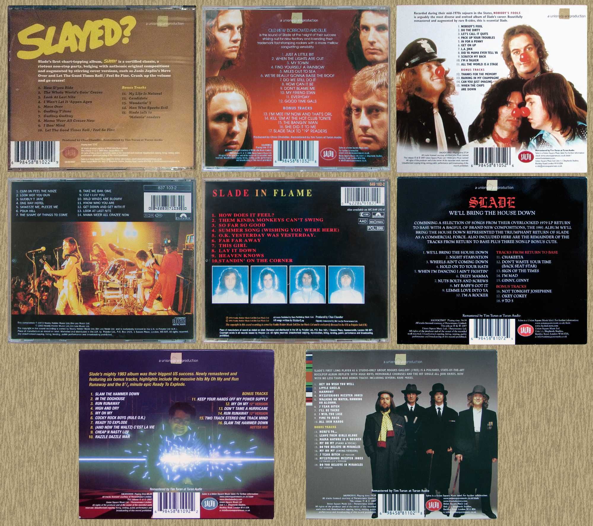 CD SLADE Slayed? / Old New Borrowed / Sladest /74/ 81 / 83 / 85