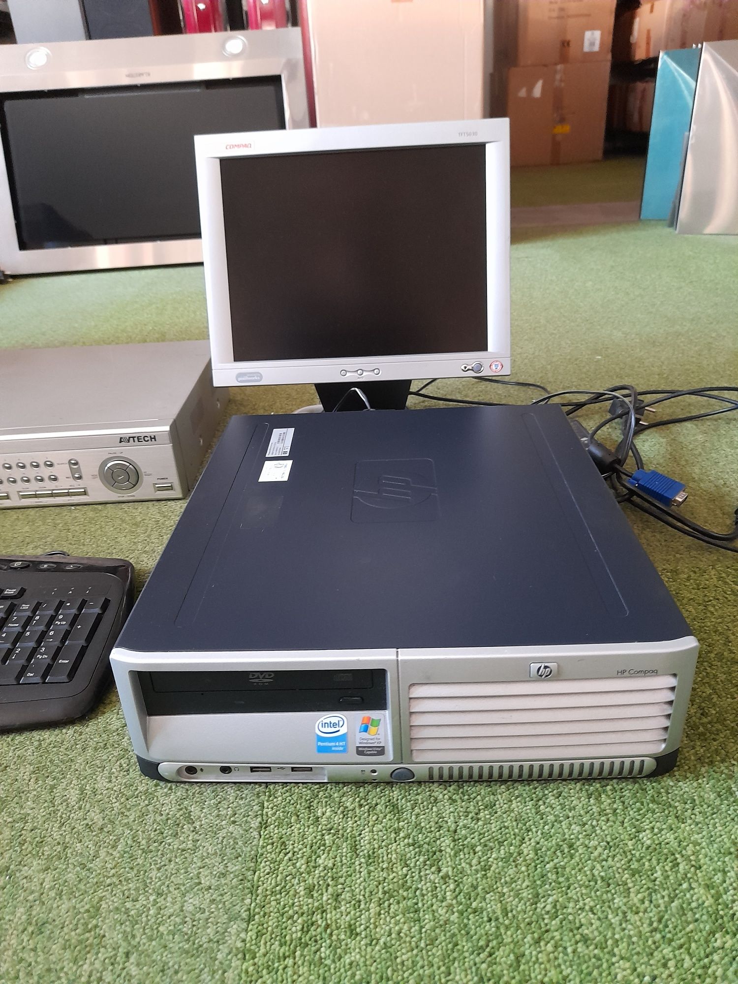 Drukarka+Monitor+ komputer+wszystko co na zdjęciach