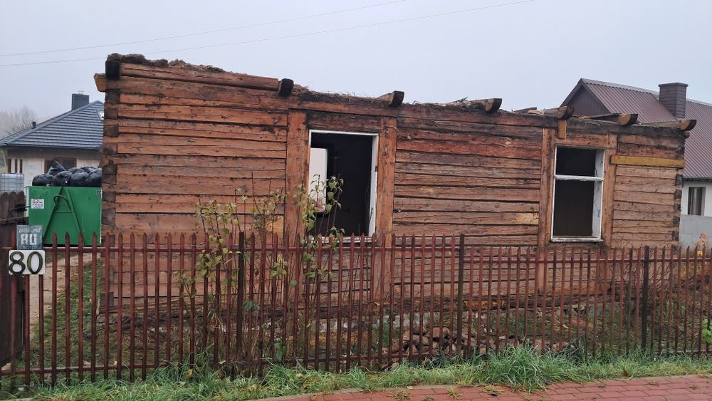 Dom drewniany do rozbiórki