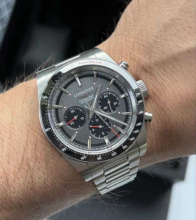 Longines Conquest CHRONO Ski Edition, omega rolex