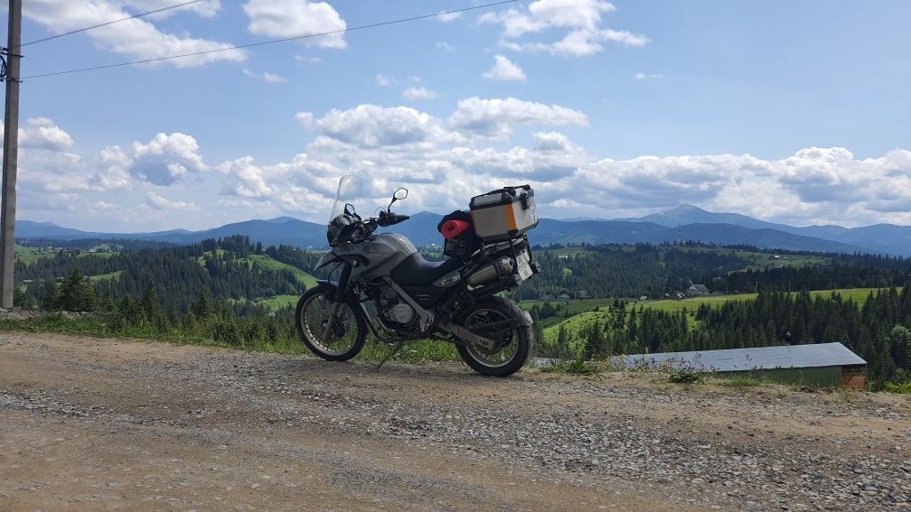 Bmw f650gs, кросова підвіска. Власний мот.