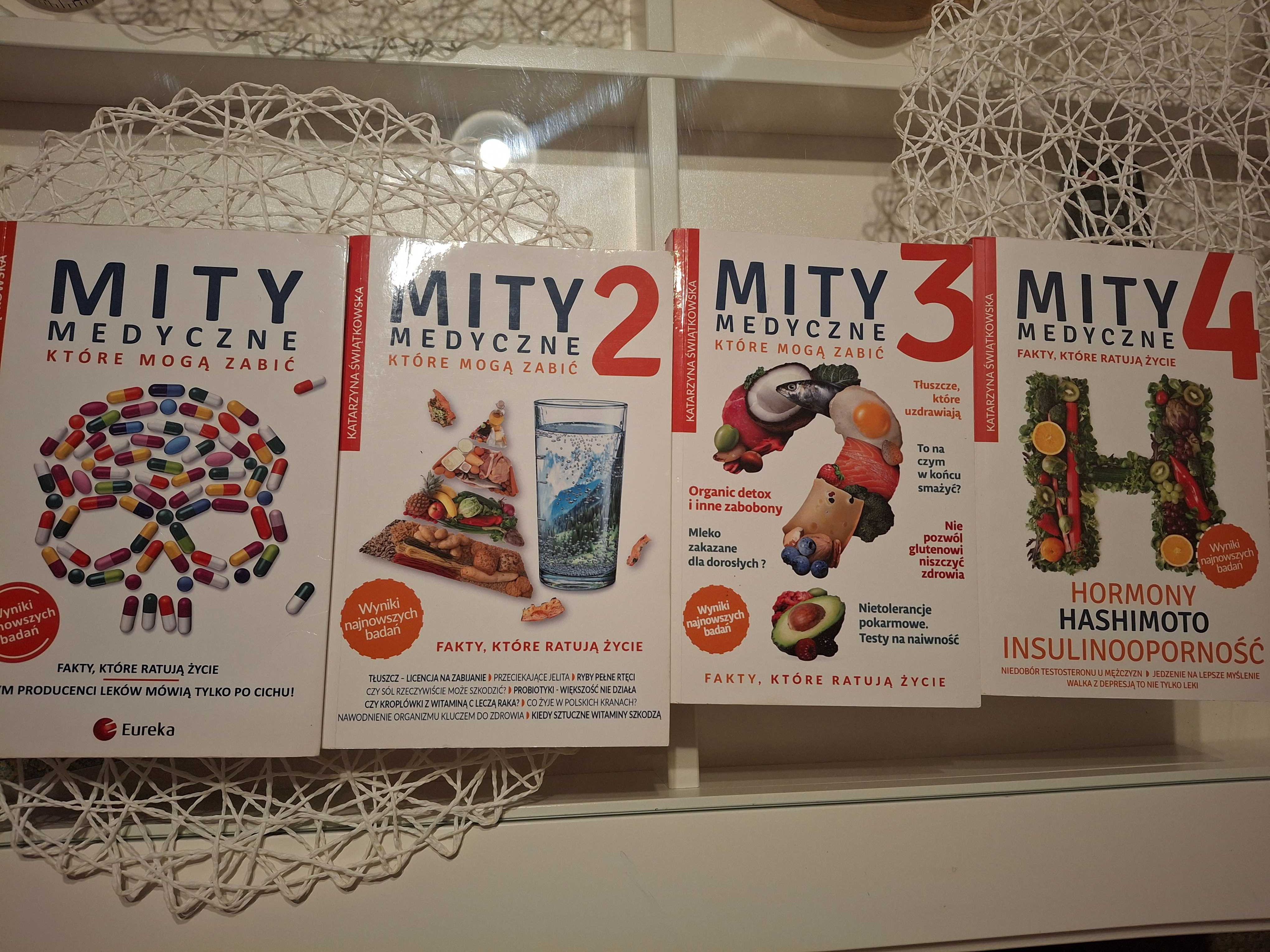 Książki zestaw "Mity medyczne" 1-4