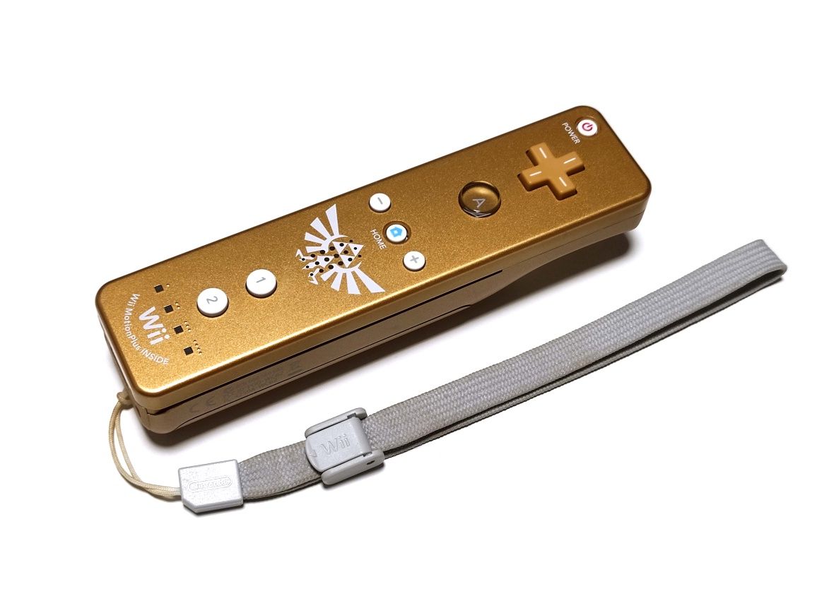 Oryginalny Kontroler Pad Nintendo WII / WII U Remote Motion Plus Zelda