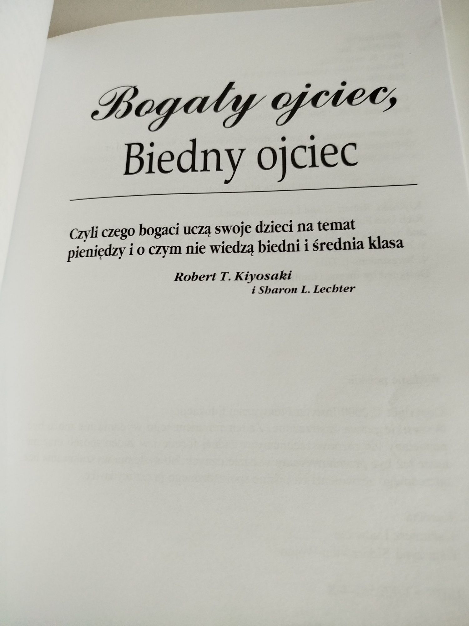 Bogaty ojciec, biedny ojciec Kiyosaki

Robert T. Kiyosaki, Sharon L. L