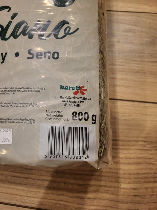 Siano dla szczura chomika królika gryzionia 800g