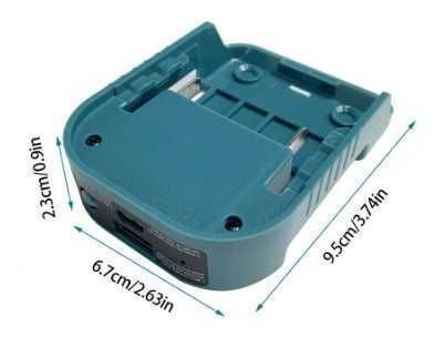 Przenośny adapter USB i 18W typu C dla Makita 18V.