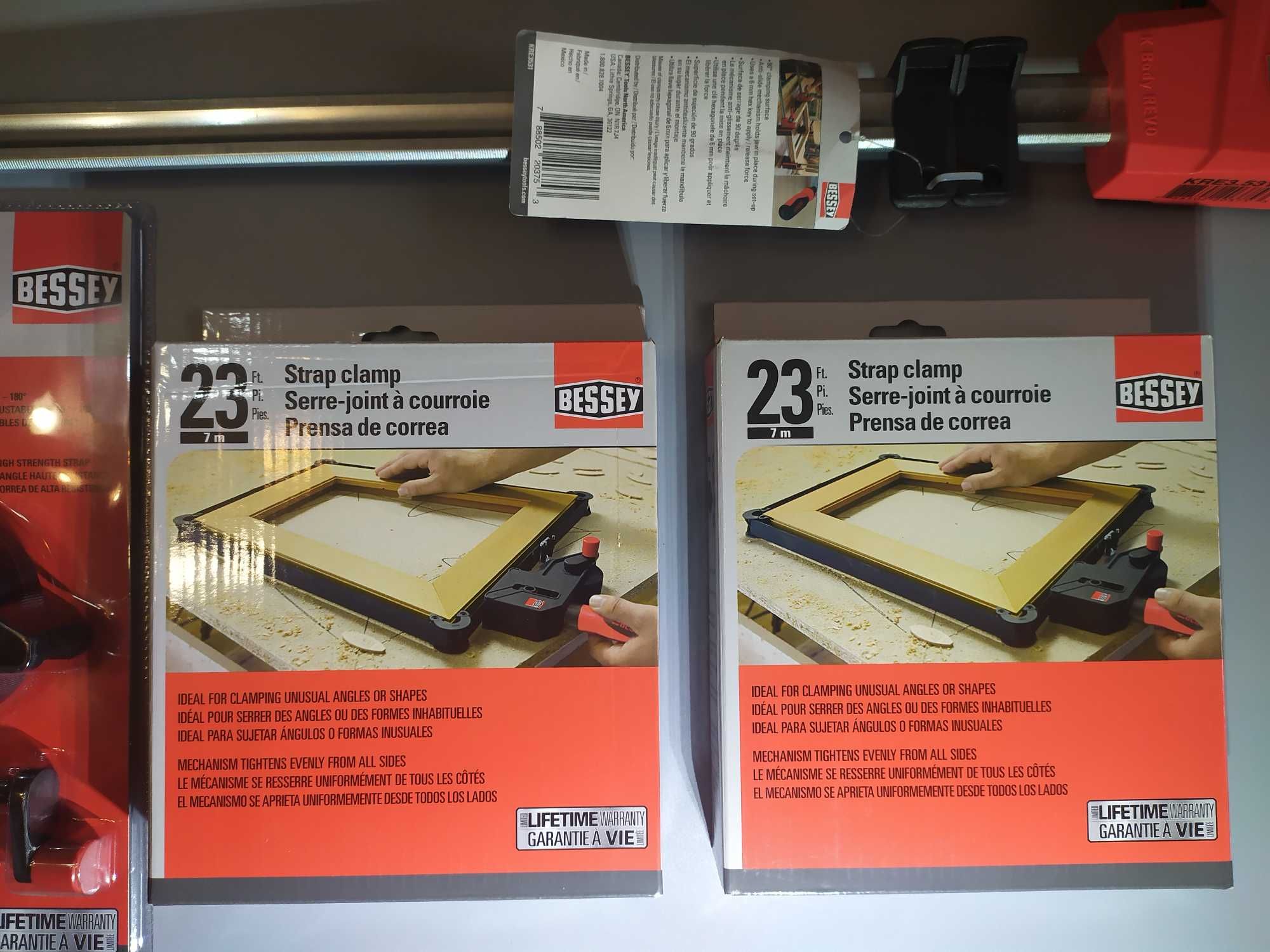 Cтрічкові та корпусні струбцини німецької фірми Bessey