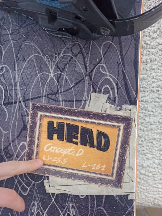 Сноуборд Head 161 кріплення Rossignol L
