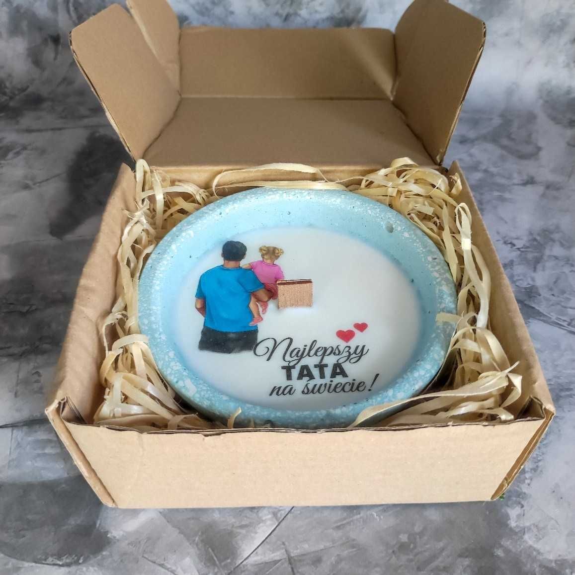 Personalizowana Świeca sojowa na dzień Taty