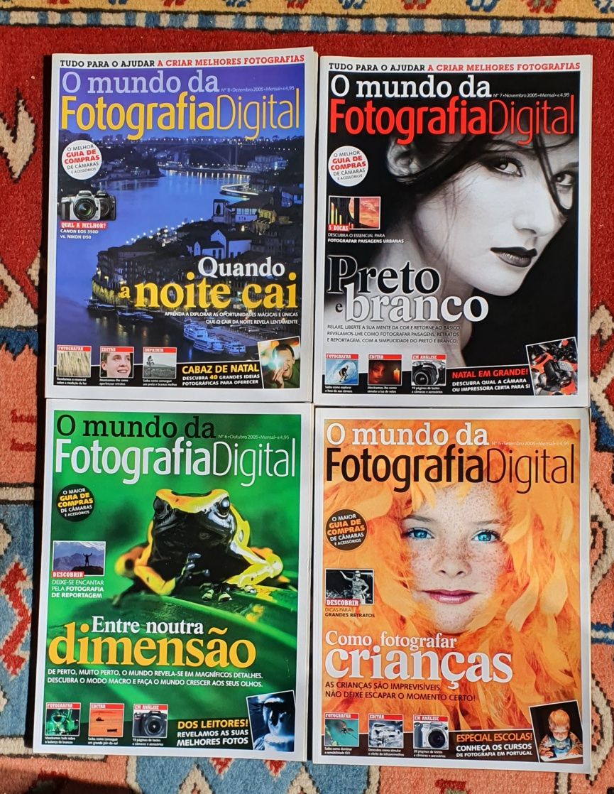 revistas O Mundo da Fotografia Digital