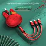 Kabel ładowarka 3w1 Micro USB typ C ładowarka kabel do iPhone Samsung