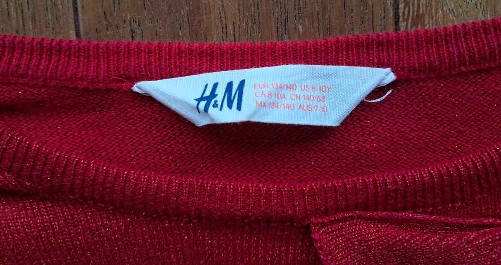 Sukienka H&M 8-10 lat rozmiar 134/140