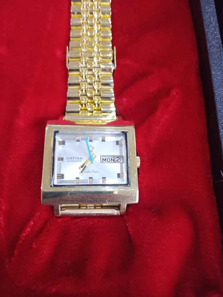 Zabytkowy Szwajcarski zegarek męski Orfina Vintage Swiss Made