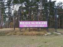 Bilbord pod baner reklamowy przy A2