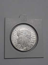 Moneta 10zł Głowa kobiety 1933 srebro monety z 2 RP (nr.48/3)