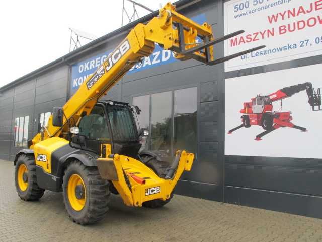 Wynajem ładowarek teleskopowych Manitou JCB cała Polska Korona Rental