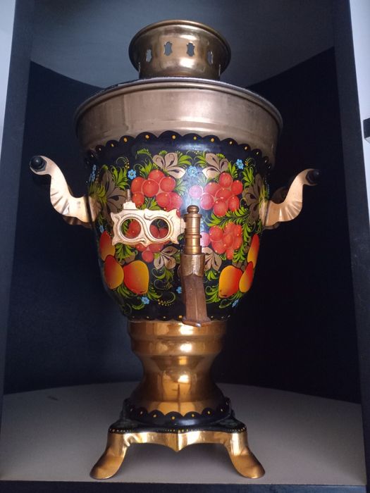 Електросамовар.Виробництво СРСР. Розпис ручної роботи.