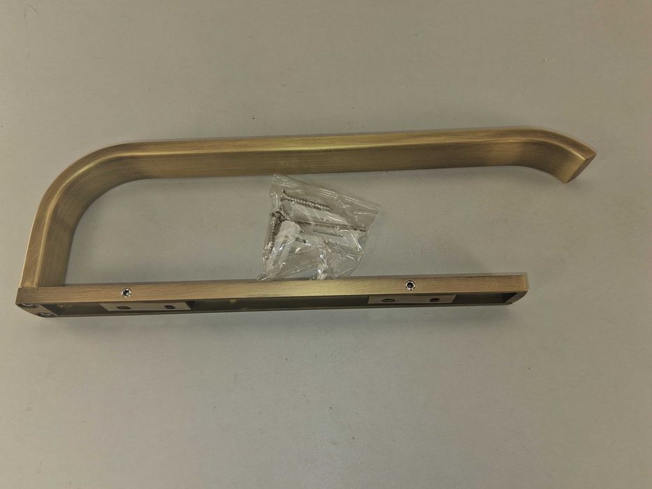 N176 Wieszak Na Ręcznik Łazienkowy Kuchenny Złoty Mosiądz