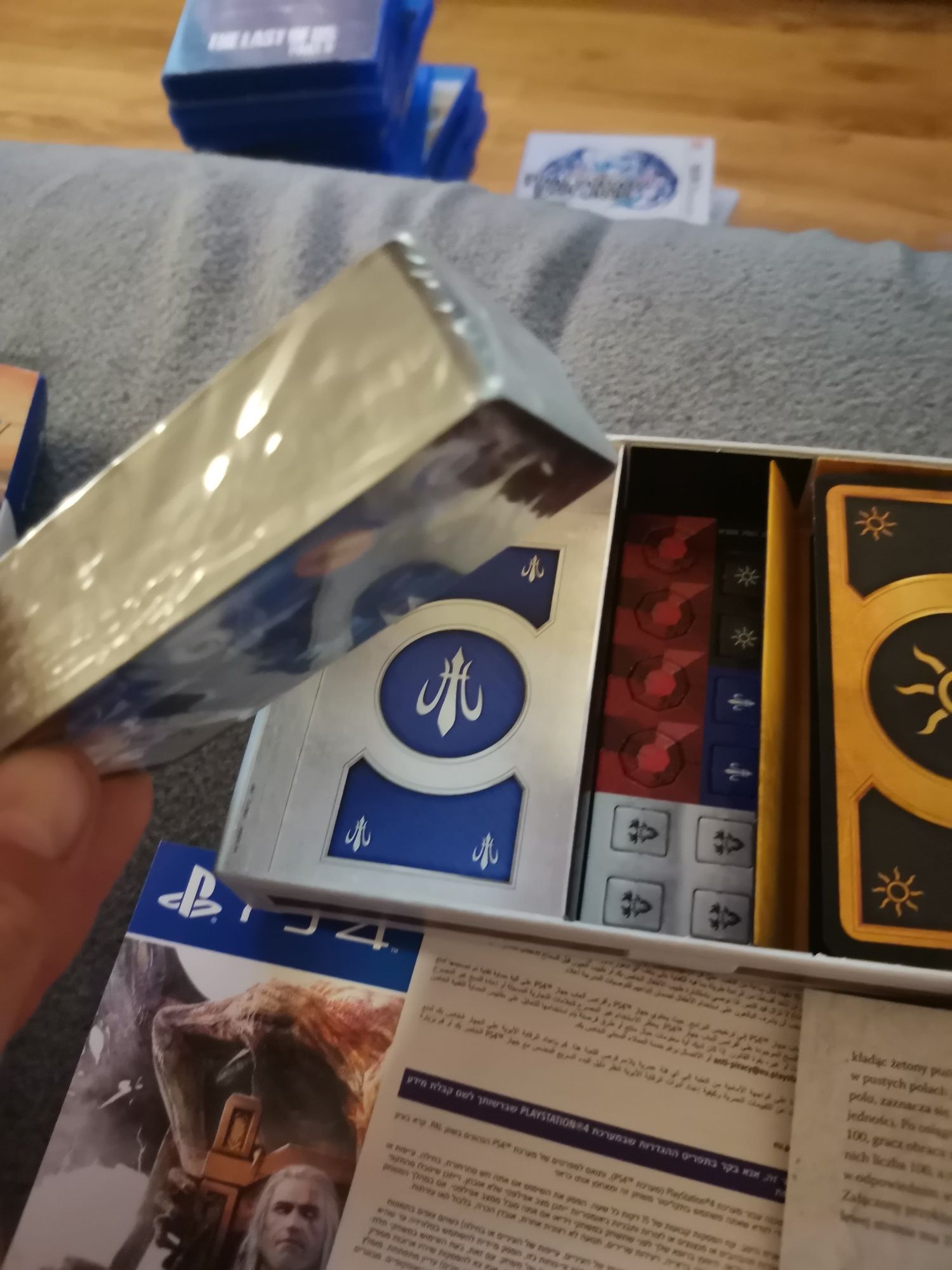 4 talię do gwint wiedźmin 3 Dziki Gon serce z kamienia krew i wino ps4