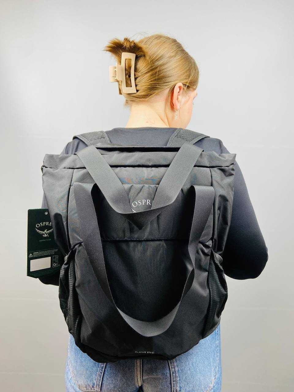 Рюкзак Osprey Daylite Tote Pack 20л, кольори: олива, чорний