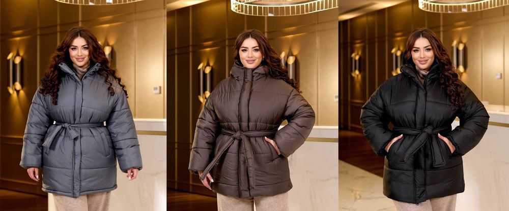 Курточка пуфер жіноча пуховик, куртка зимняя женская