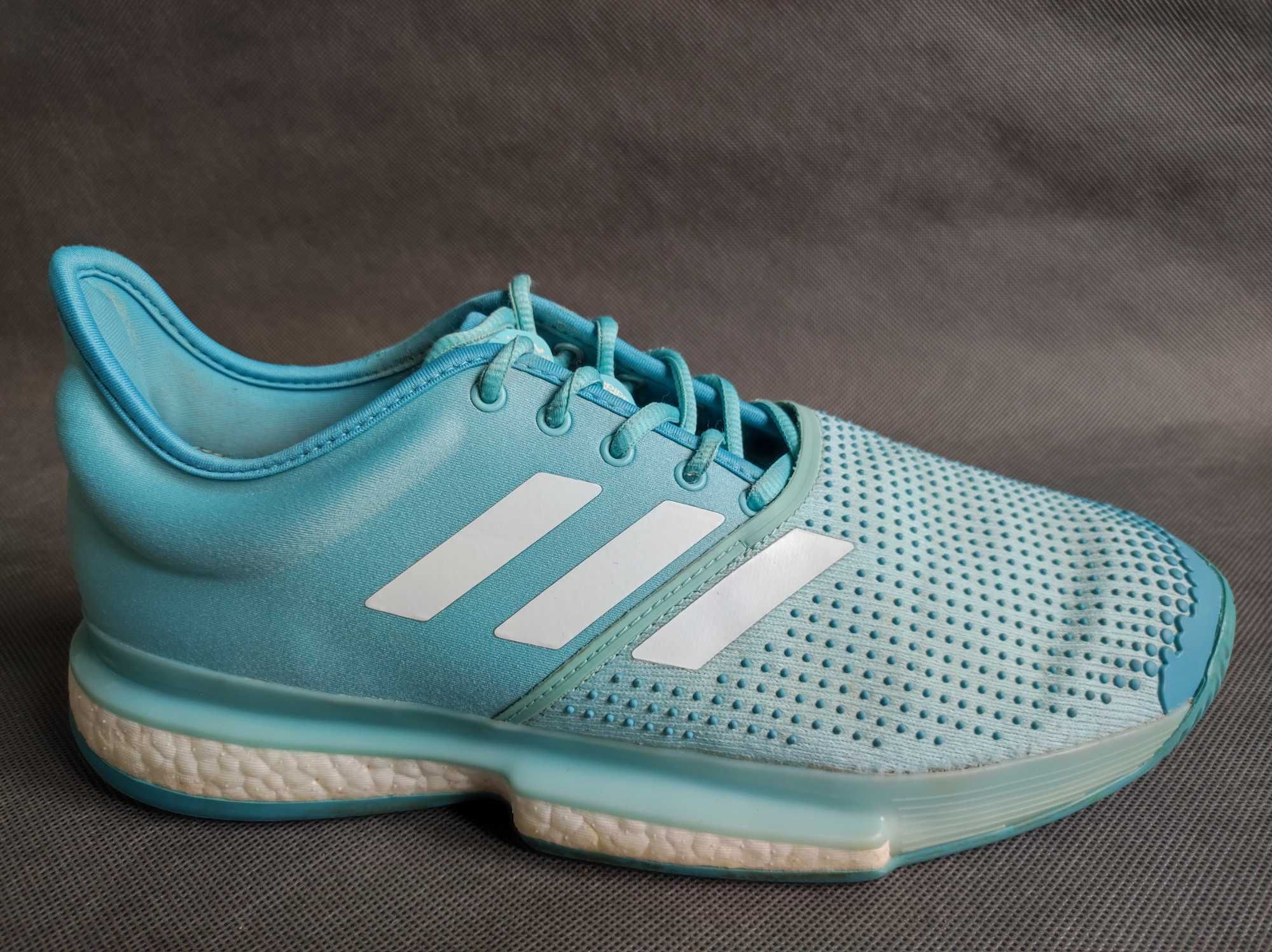 - Adidas Solecourt Boost Parley - buty tenisowe  r. FR 44 i 2/3