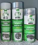 Srebrny  spray do felg Boll, podklad , lakier bezbarwny