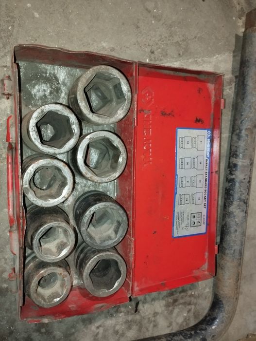 Набор головок ударных шестигранных king tony .