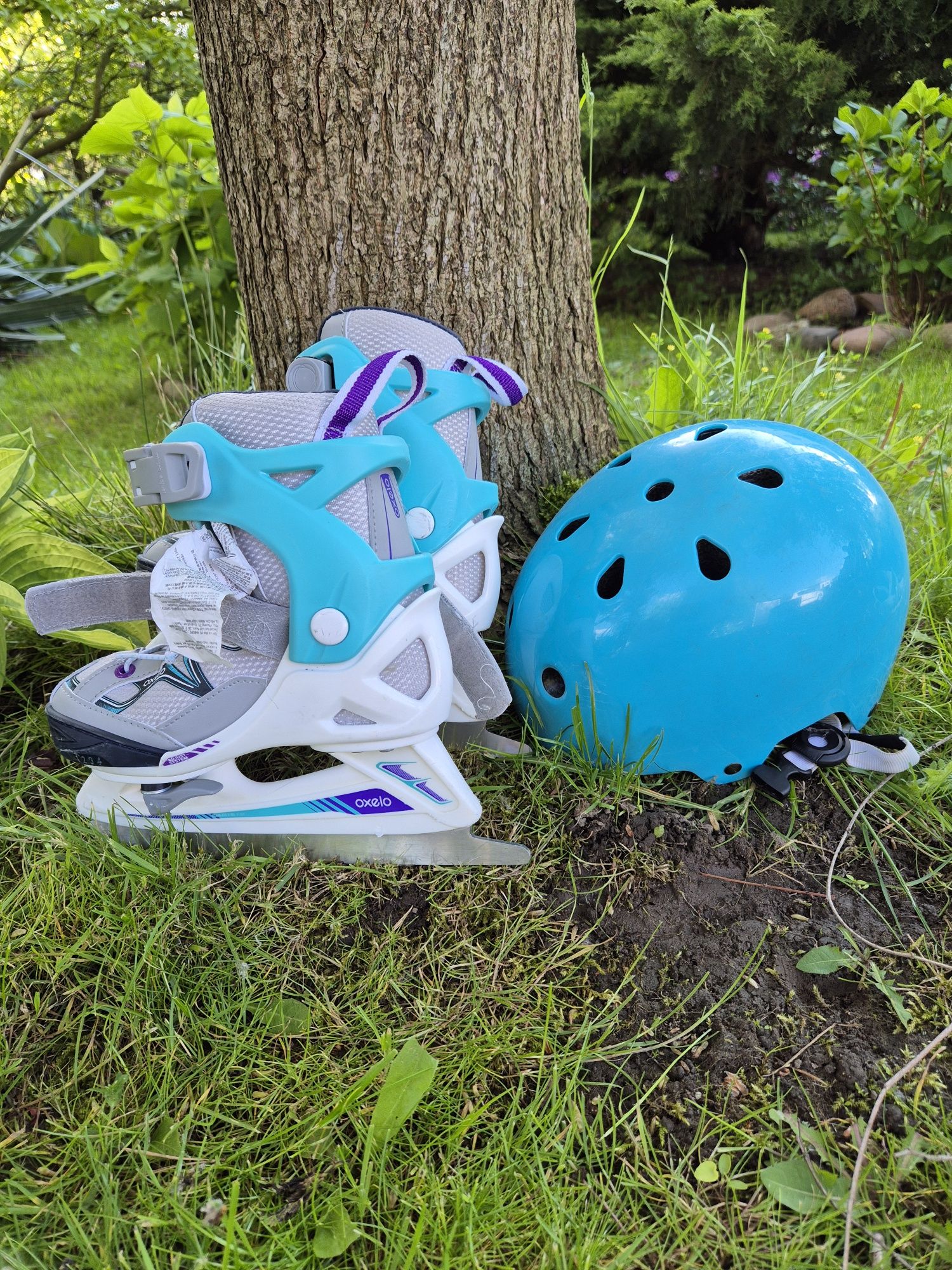 Rolki Łyżwy Kask dziecięce Oxelo Decathlon