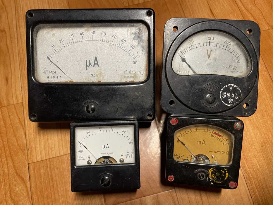 Микроамперметр вольтметр М24 M2001 М4202 Э421