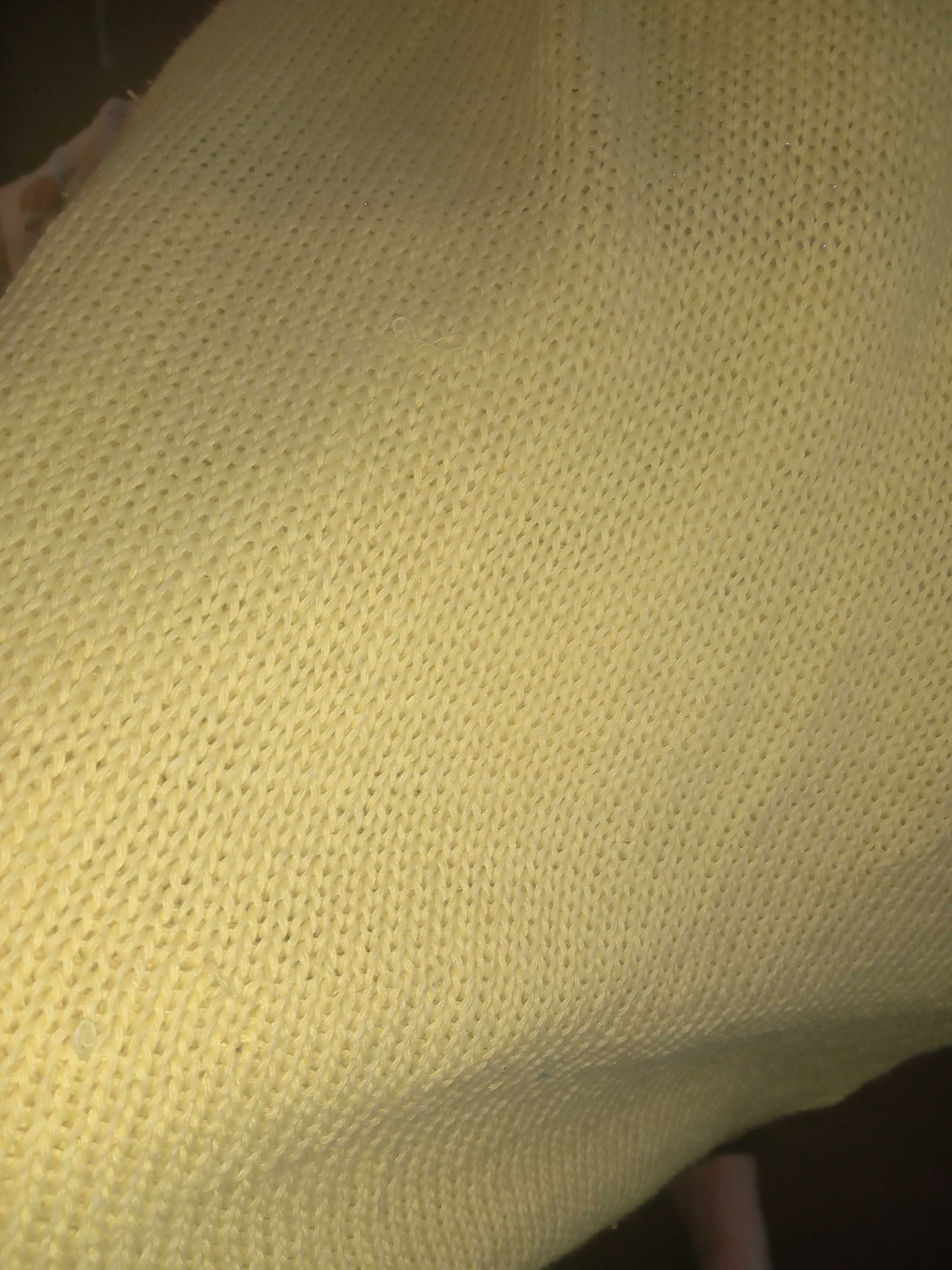 Długi żółty sweter gwiazda tunika