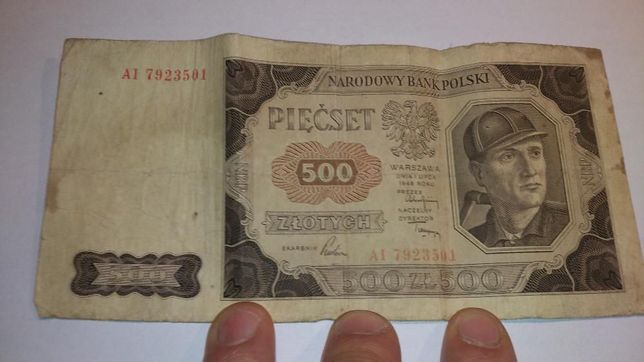 Banknoty Warszawa 1948 Ser AI