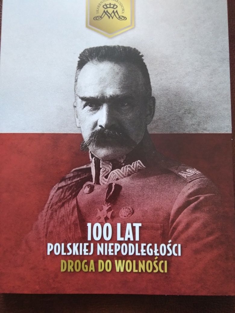 Medal "100 lat Polsiej Niepodległości"  album + certyfikat autentyczno