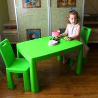 Столик игровой долони набор стол стульчики пластиковая мебель