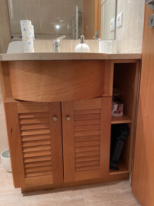 Movél com lavarorio e monocomando + Espelho com led integrado