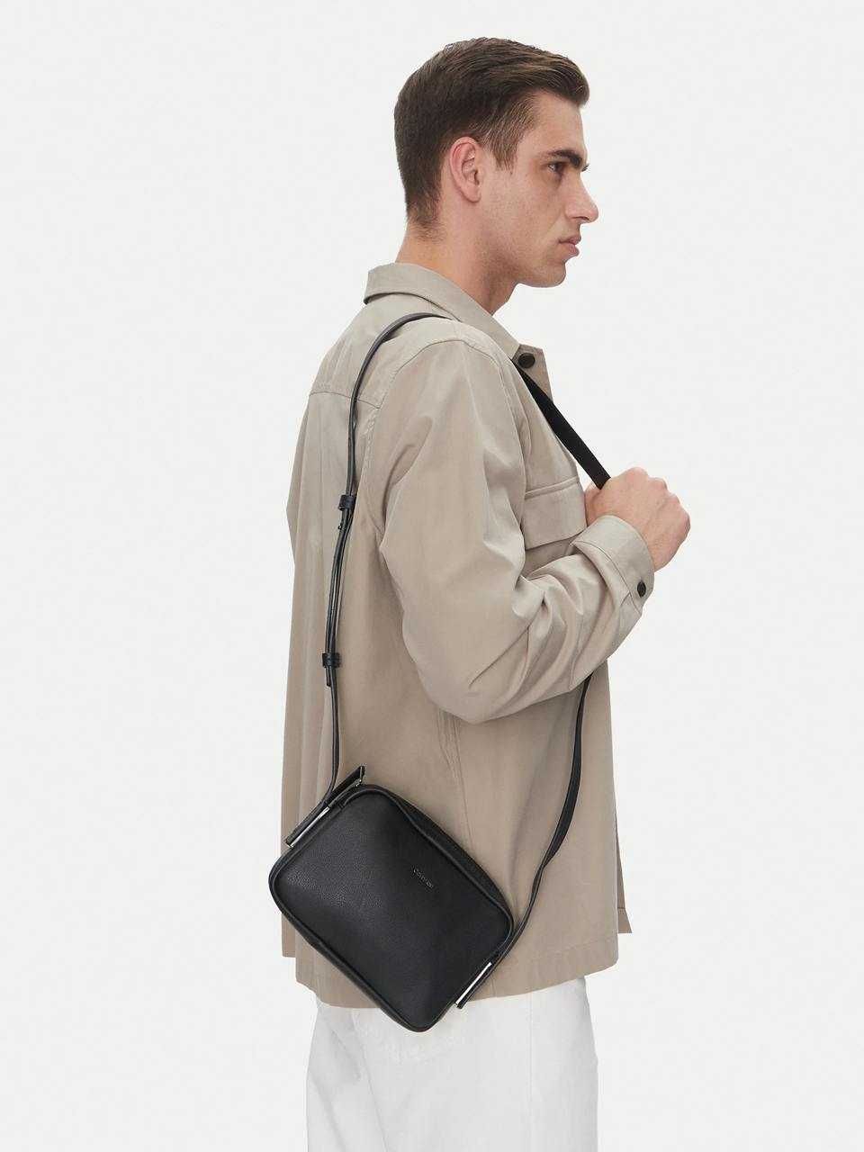 100% ОРИГИНАЛ Calvin Klein Modern Business cross мужская сумка черная
