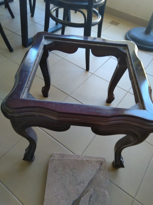 Mesa de apoio madeira maciça