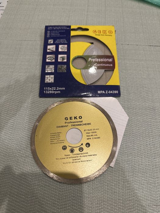 Tarcza diamentowa Geko turbo 115mm