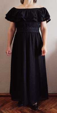 40 розмір Плаття сукня літня чорне  довге