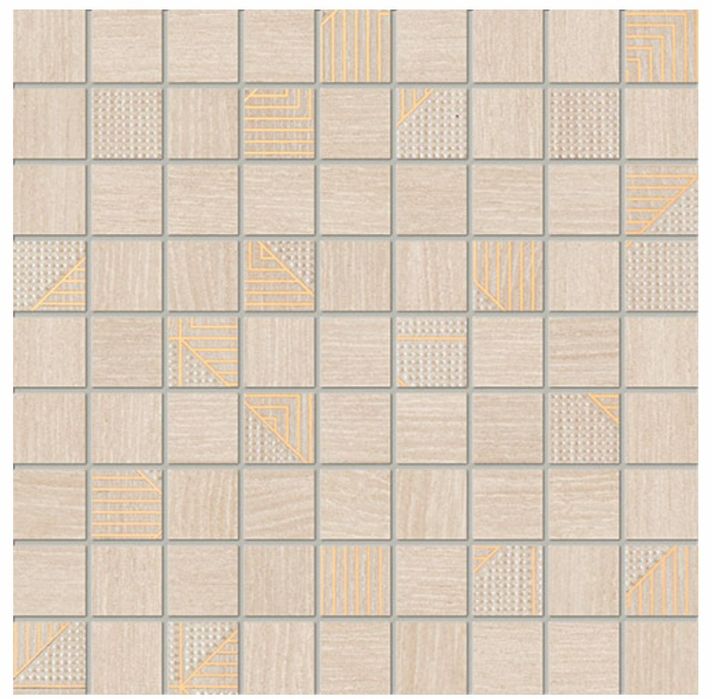 Mozaika Tubądzin Domino woodbrille beige 30x30