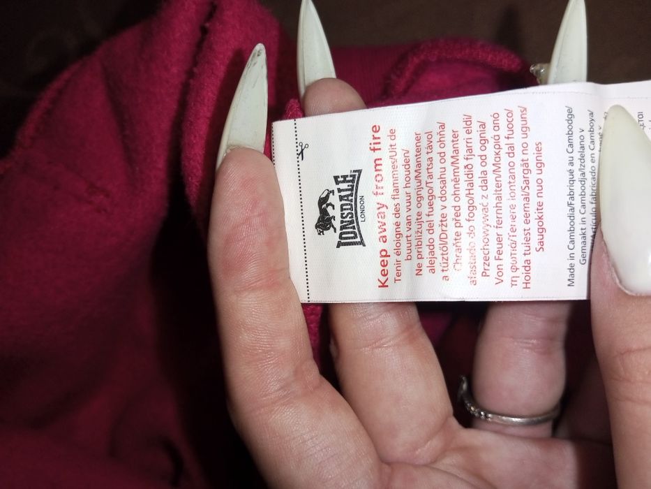 Худи Lonsdale оригинал