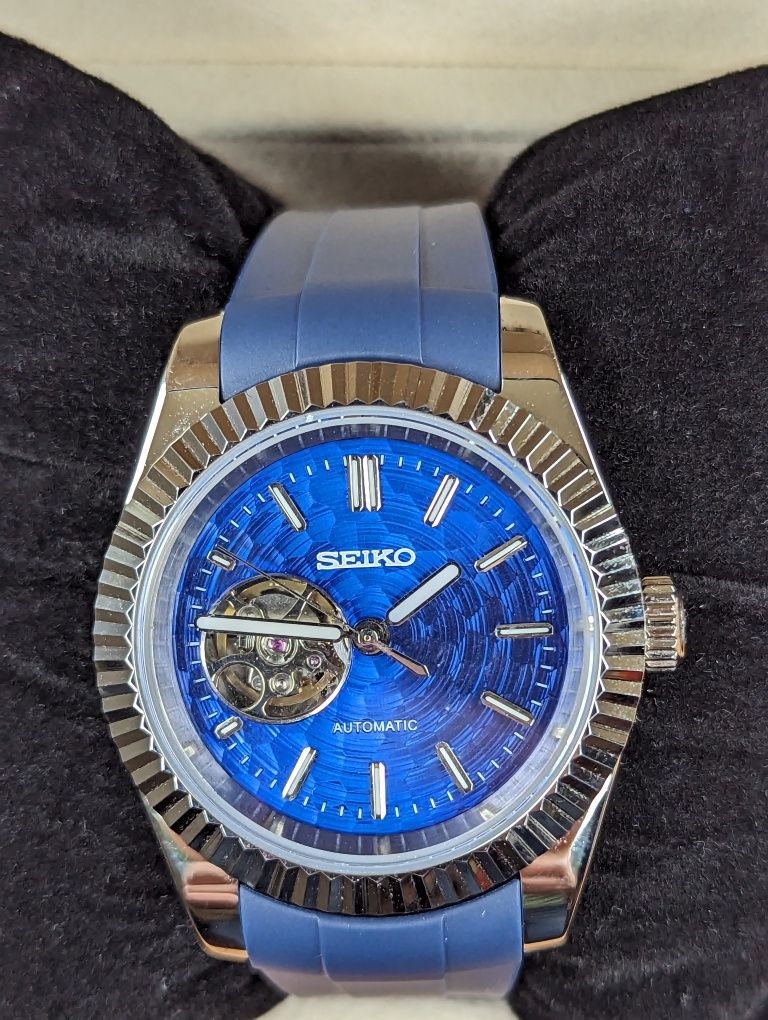 Seiko mod open heart datejust letniaczek